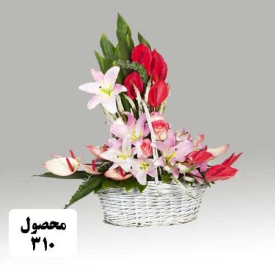 سبد گل کد 310